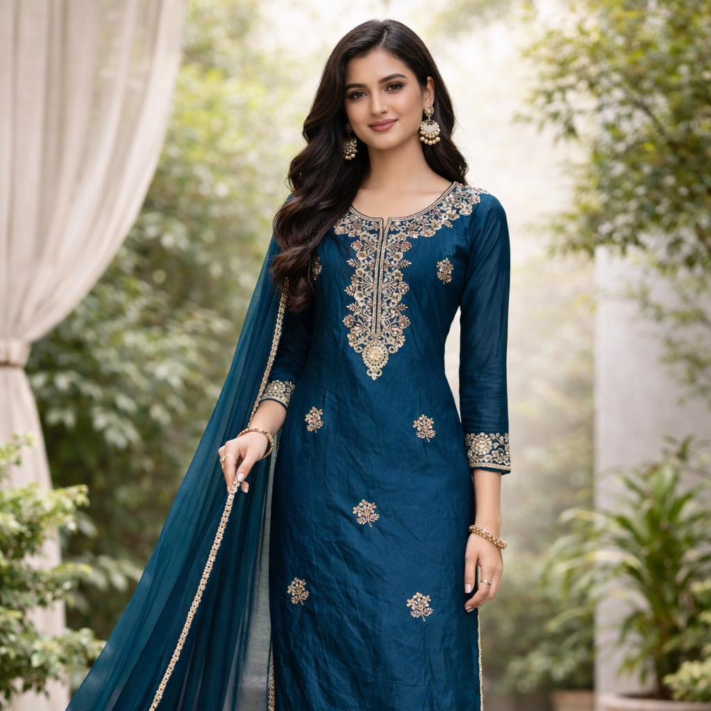 NS POSHAK Heavy Beats Unstiched Suit