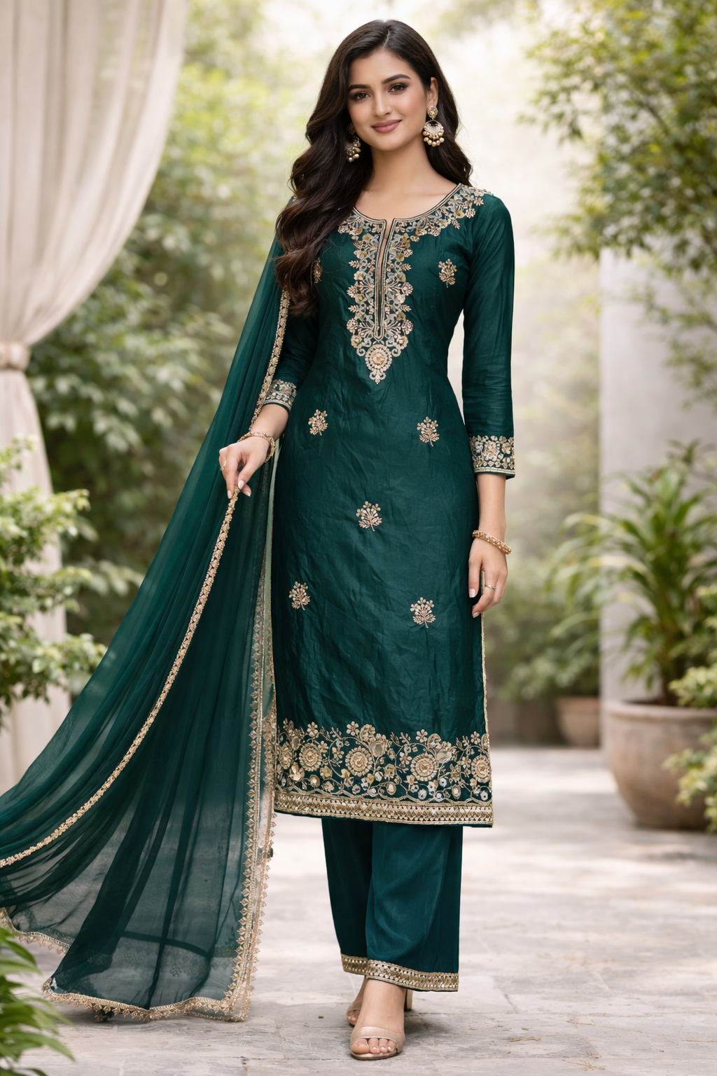 NS POSHAK Heavy Beats Unstiched Suit